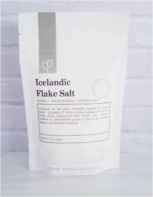 Icelandic sea salt. 
